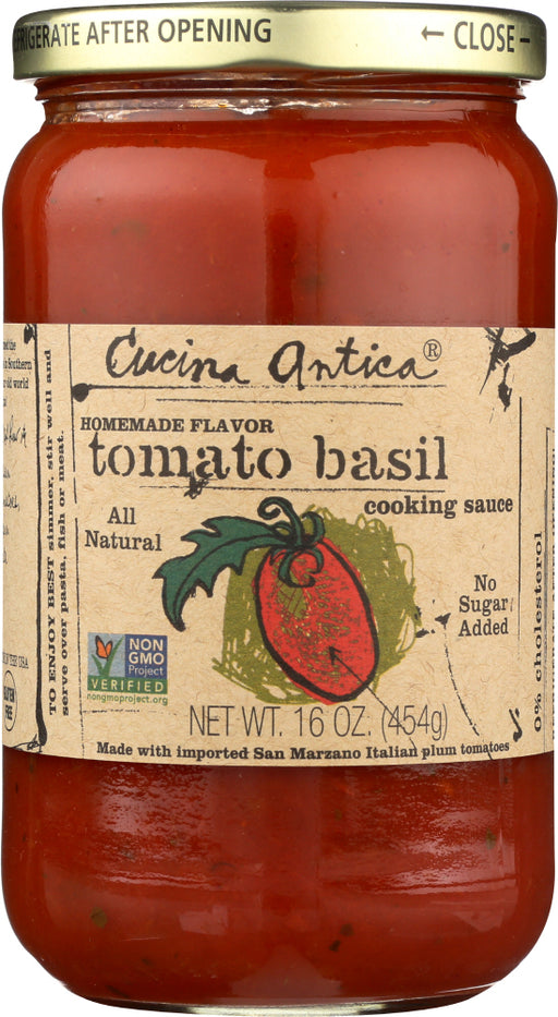 CUCINA ANTICA: Tomato Basil Sauce, 16 oz - No Brand For Less 
