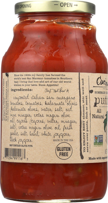 CUCINA ANTICA: Sauce Puttanesca, 25 oz