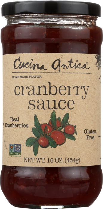 CUCINA ANTICA: Cranberry Sauce, 16 oz - No Brand For Less 