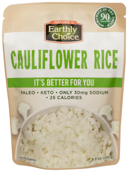 NATURES EARTHLY CHOICE: Cauliflower Rice, 8.5 oz