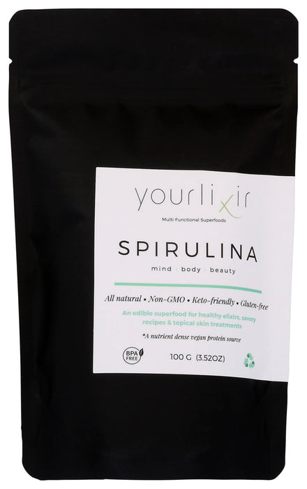 YOURLIXIR: Spirulina Powder, 100 gm