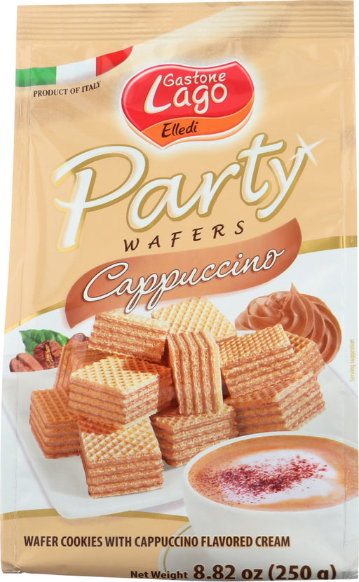 GASTONE LAGO: Cappuccino Wafers Party Bag, 8.82 oz - No Brand For Less 