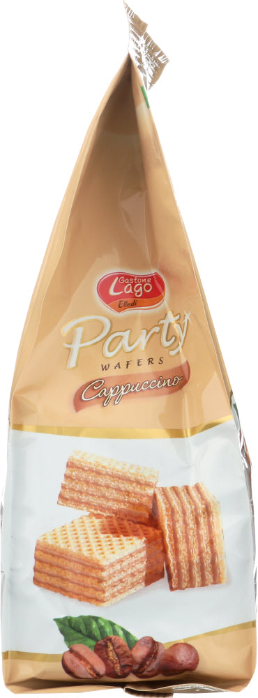 GASTONE LAGO: Cappuccino Wafers Party Bag, 8.82 oz - No Brand For Less 