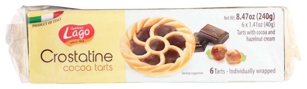 GASTONE LAGO: Crostatine Cacao Cream, 8.47 oz - No Brand For Less 