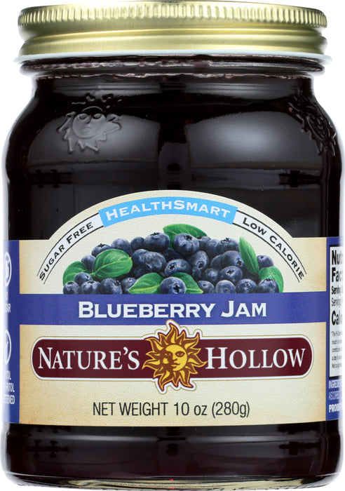 NATURES HOLLOW: Preserve Sugar Free Blueberry, 10 oz