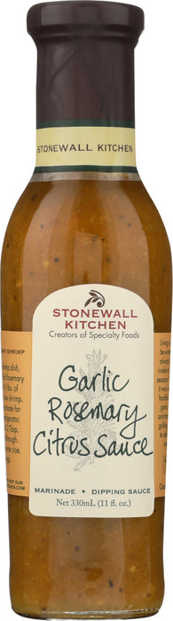 STONEWALL KITCHEN: Garlic Rosemary Citrus Sauce, 11 oz