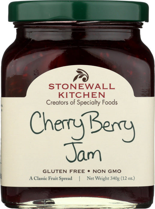 STONEWALL KITCHEN: Cherry Berry Jam, 12 oz