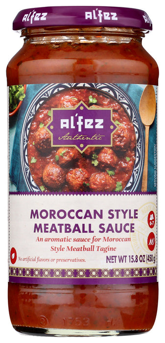AL FEZ: Moroccan Style Meatball Sauce, 15.8 oz