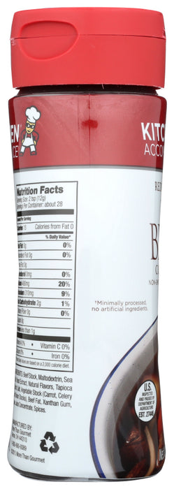 KITCHEN ACCOMPLICE: Beef Broth Concentrate Liquid, 12 oz