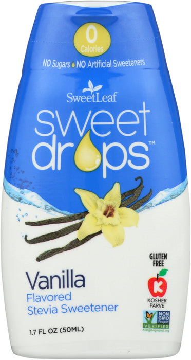 SWEETLEAF STEVIA: Vanilla Stevia Sweet Drops, 1.7 oz