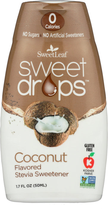 SWEETLEAF STEVIA: Coconut Stevia Sweet Drops, 1.7 oz