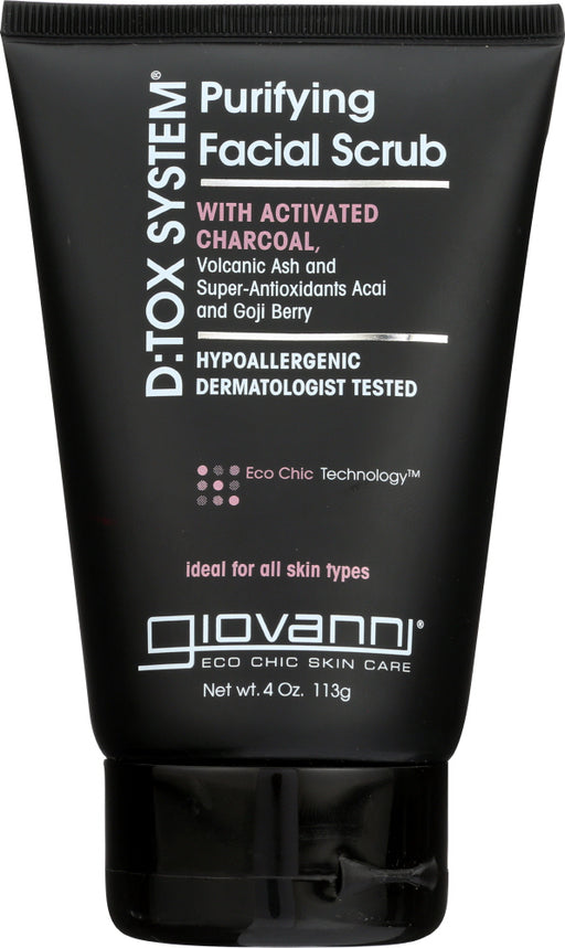 GIOVANNI COSMETICS: D:tox System Purifying Facial Scrub Step 2, 4 oz - No Brand For Less 