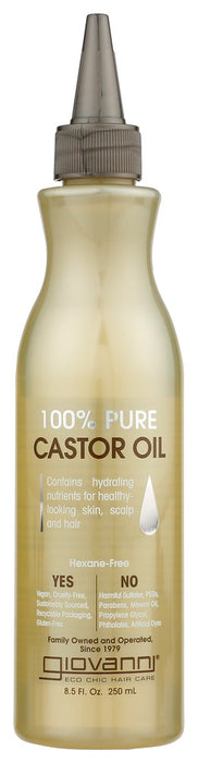 GIOVANNI COSMETICS: Pure Smoothing Castor Oil, 8.5 oz