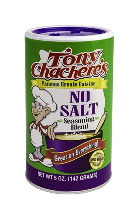 TONY CHACHERE'S: Creole No Salt Seasoning Blend, 5 oz