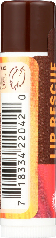 DESERT ESSENCE: Lip Rescue Moisturizing with Jojoba Oil, 0.15 oz - No Brand For Less 