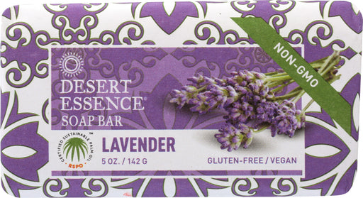 DESERT ESSENCE: Soap Bar Lavender, 5 oz - No Brand For Less 