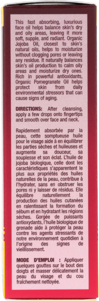 DESERT ESSENCE: Balancing Face Oil, 0.96 fl oz - No Brand For Less 