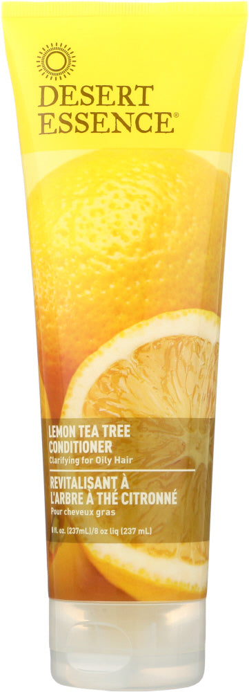 DESERT ESSENCE: Conditioner for Oily Hair Lemon Tea Tree, 8 oz - No Brand For Less 