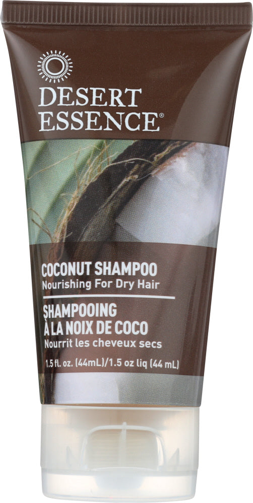 DESERT ESSENCE: Shampoo Coconut Travel Size, 1.5 oz - No Brand For Less 