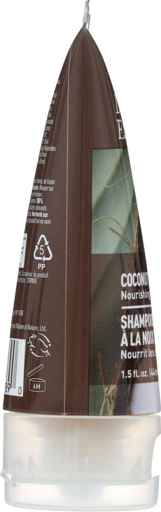 DESERT ESSENCE: Shampoo Coconut Travel Size, 1.5 oz - No Brand For Less 