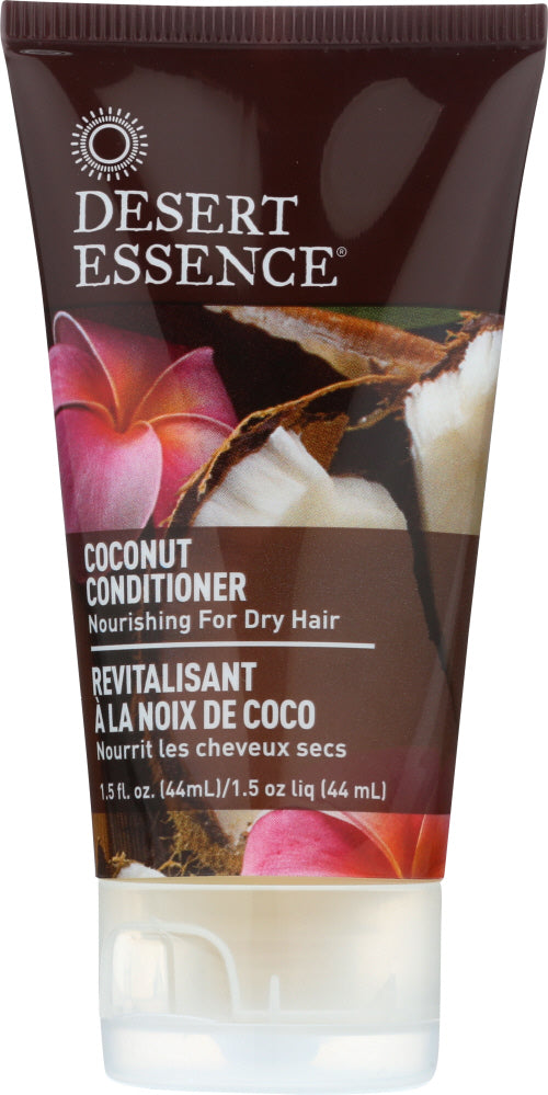 DESERT ESSENCE: Conditioner Coconut Travel Size, 1.5 oz - No Brand For Less 