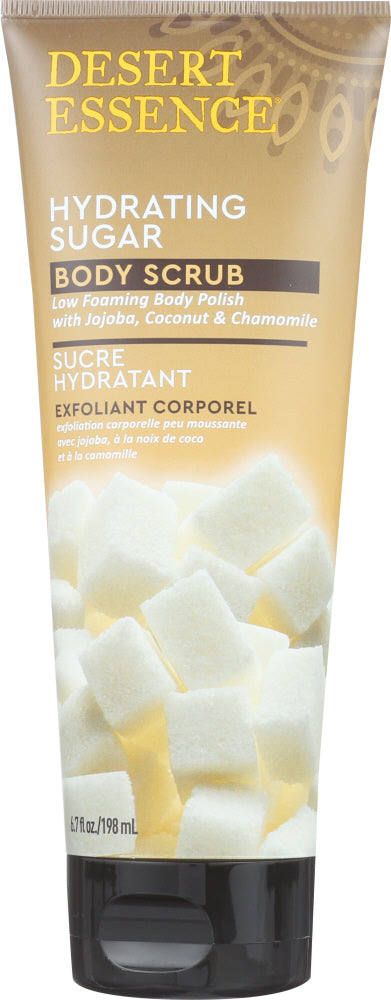 DESERT ESSENCE: Body Scrub Sugar Hydrating, 6.7 fo - No Brand For Less 
