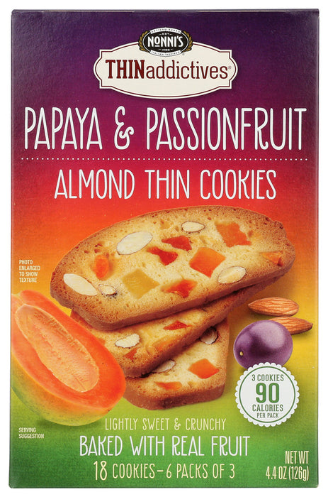 NONNIS: Thinaddictives Papaya Passionfruit, 4.4 oz