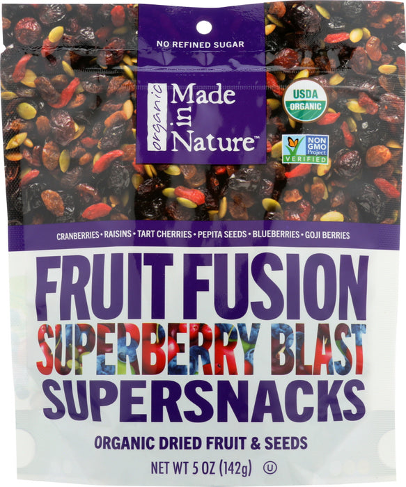 MADE IN NATURE: Superberry Fruit Fusion Dried Fruit, 5 oz