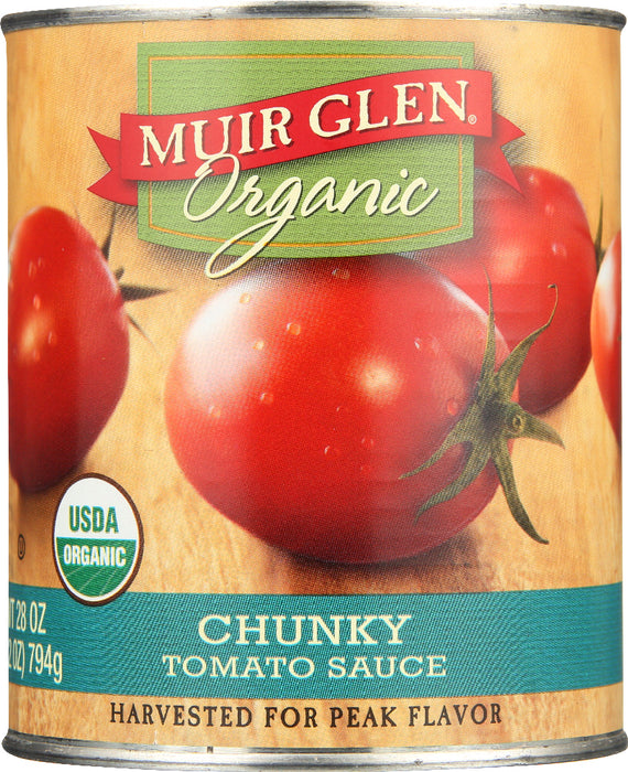 MUIR GLEN: Organic Chunky Tomato Sauce, 28 oz