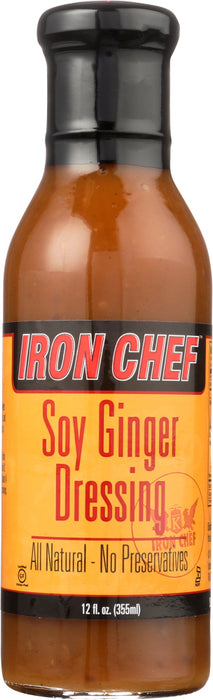 IRON CHEF: Soy Ginger Dressing, 12 oz