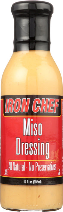 IRON CHEF: Miso Salad Dressing, 12 oz