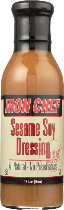 IRON CHEF: Sesame Soy Salad Dressing, 12 oz