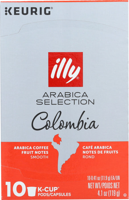 ILLYCAFFE: Arabica Selection K-Cup Pods Coffee Colombia, 4.1 oz