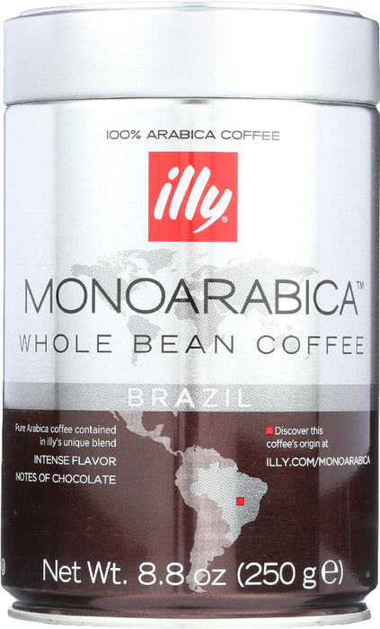 ILLYCAFFE: Coffee Arabica Brazil Wholebean, 8.8 oz