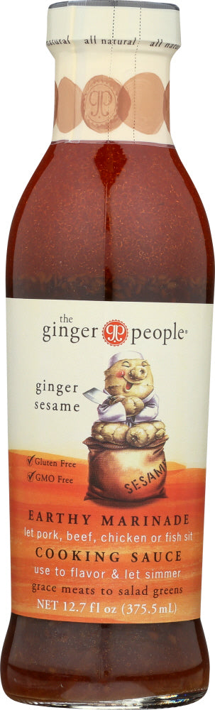 GINGER PEOPLE: Ginger Sesame Cooking Sauce, 12.7 oz - No Brand For Less 