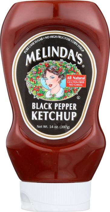 MELINDAS: Black Pepper Ketchup, 14 oz