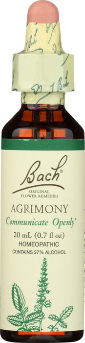 BACH ORIGINAL FLOWER REMEDIES: Agrimony, 0.7 oz