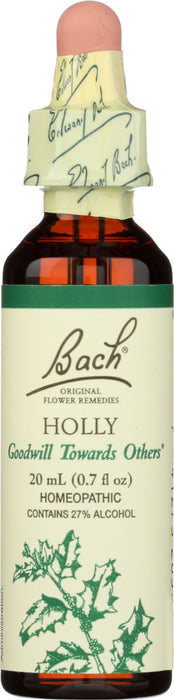 BACH ORIGINAL FLOWER REMEDIES: Holly, 0.7 oz