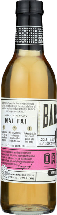 BARSMITH: Mai Tai Tropical Orgeat Syrup, 12.7 oz