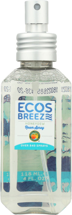EARTH FRIENDLY: EcosBreeze Room Spray Honeydew, 4 oz