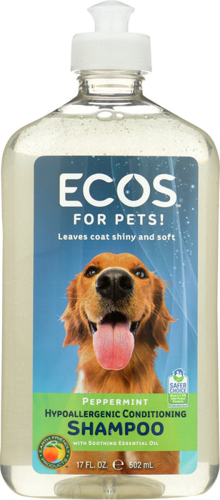 EARTH FRIENDLY: For Pets Shampoo Peppermint, 17 fl oz