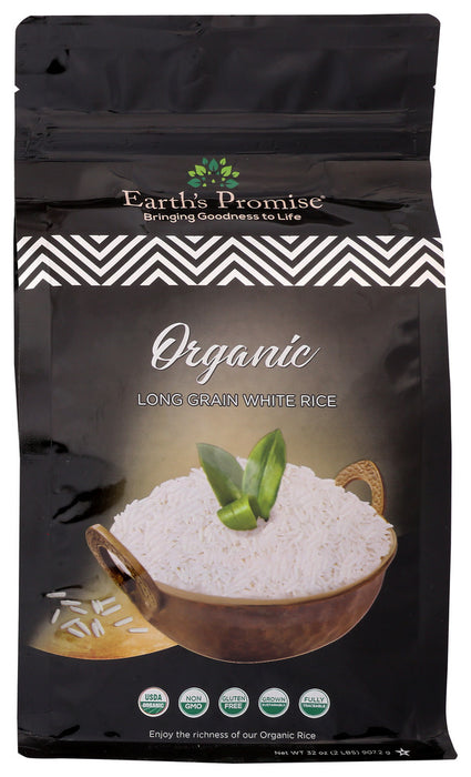 EARTH'S PROMISE: Organic Long Grain White Rice, 2 lb