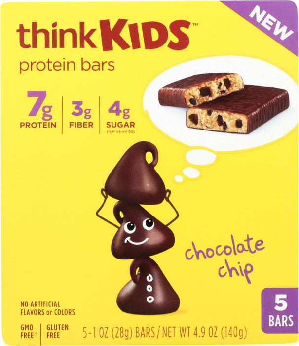 THINK THIN: Chocolate Chip Bar Kids, 5 oz