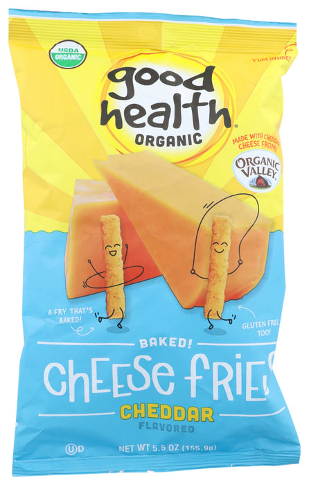GOOD HEALTH: Baked Cheese Fries Cheddar, 5.5 oz