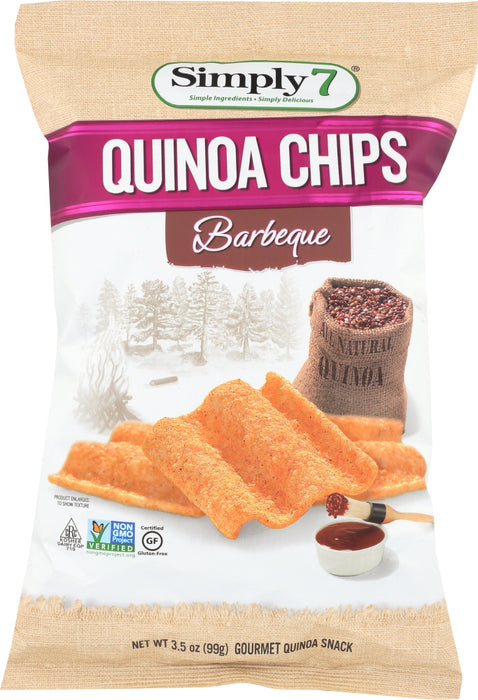 SIMPLY 7: Quinoa Chips Barbeque, 3.5 oz