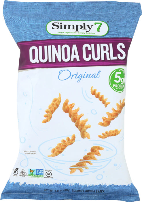 SIMPLY 7: Curls Quinoa Original, 3.5 oz