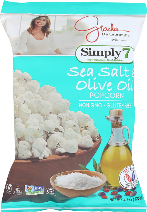 SIMPLY 7: Popcorn Sea Salt Giada, 4.4 oz