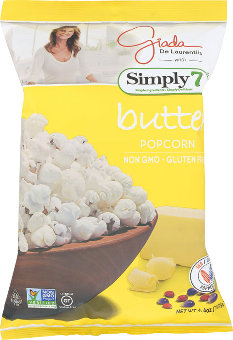 SIMPLY 7: Popcorn Butter Giada, 4.4 oz