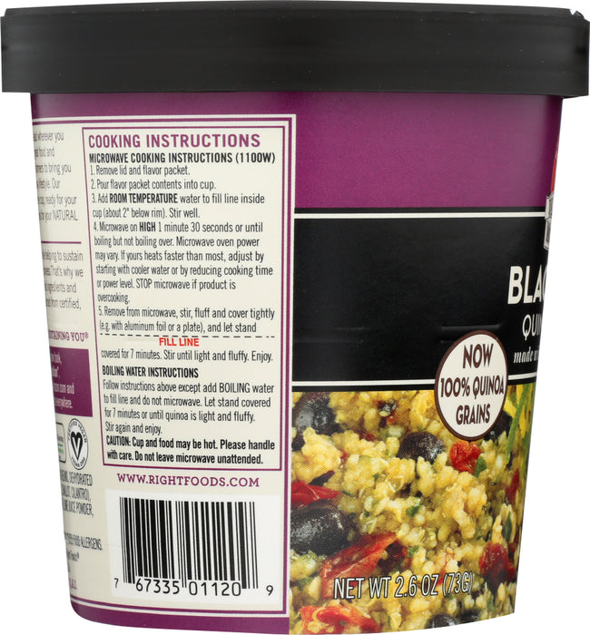 DR MCDOUGALLS: Black Bean Quinoa Salad, 2.6 oz