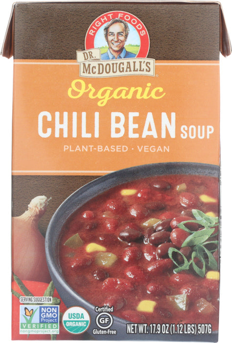 DR MCDOUGALLS: Organic Chili Bean Soup, 17.9 oz